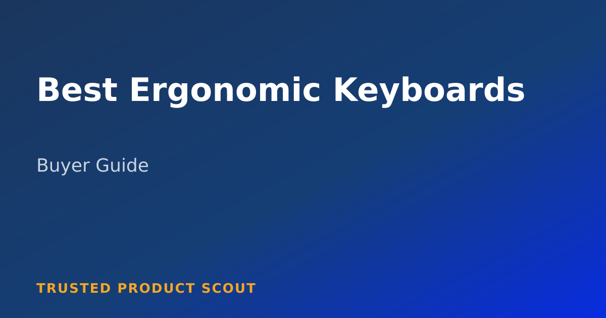 Best Ergonomic Keyboard with mouse on wooden desk