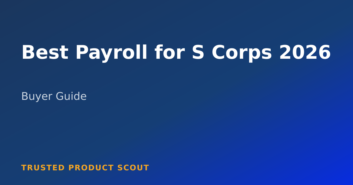 Best Payroll for Single-Employee S Corps 2026: Patriot vs OnPay Post feature image