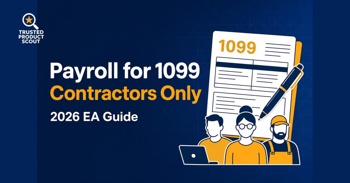 Payroll for 1099 Contractors Only (2026 Guide) Post feature image