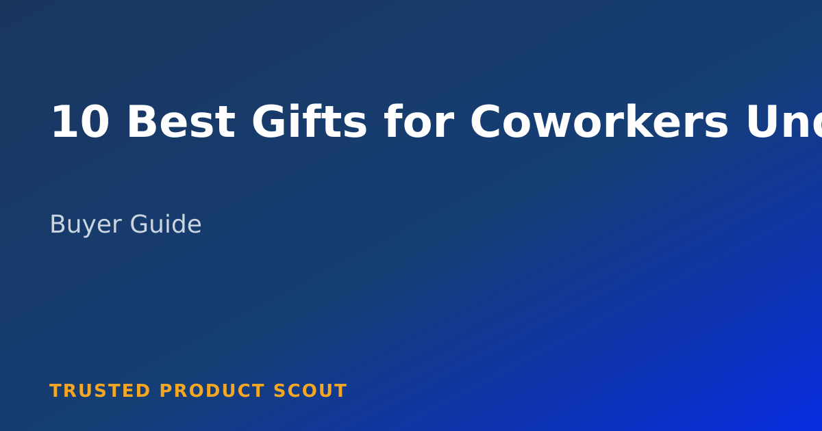 Holiday gift ideas for coworkers