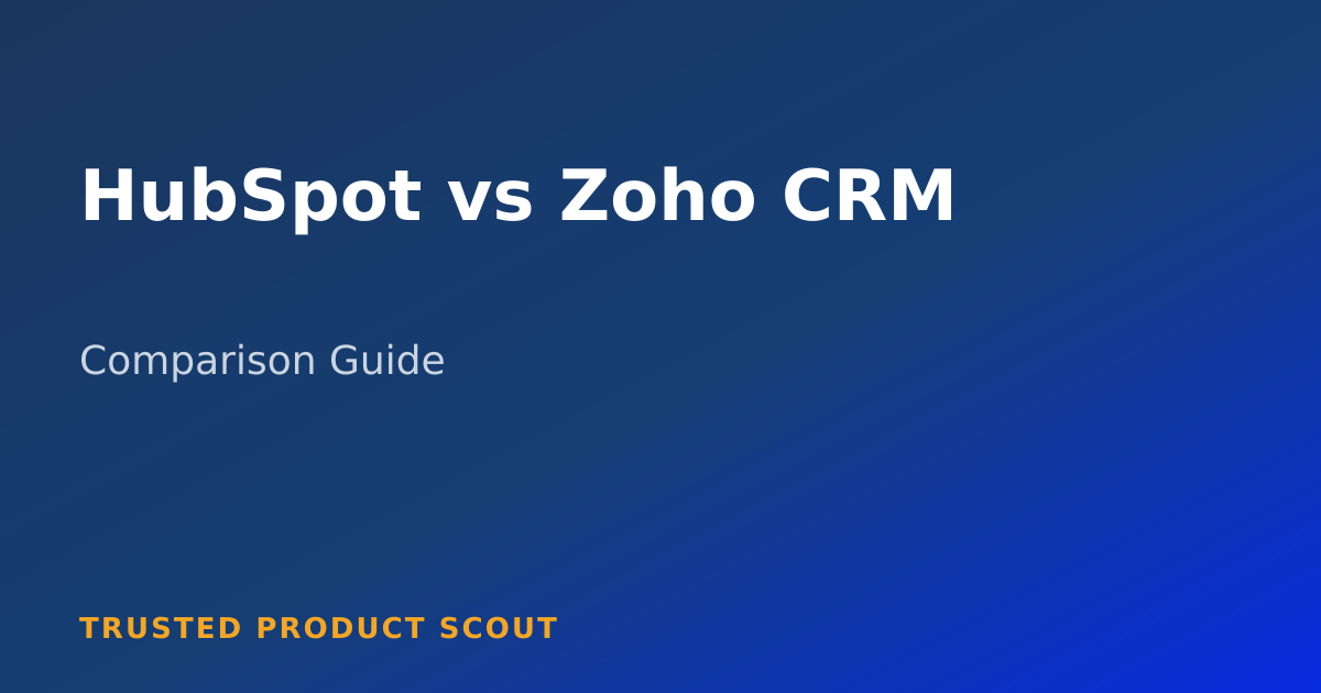 Hubspot vs Zoho CRM. Man sitting at desk comparing UIs of various CRM software tools.
