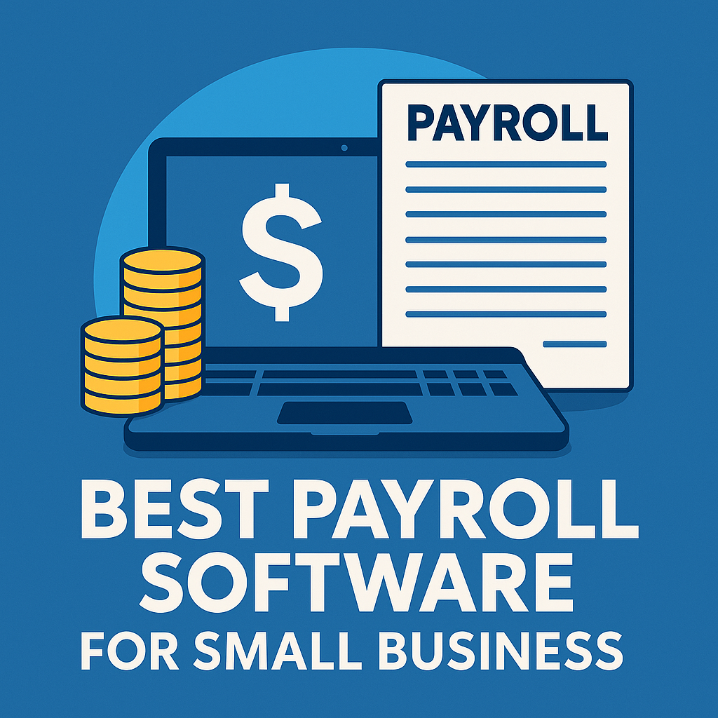 Illustration representing the best payroll software for small businesses in 2026.